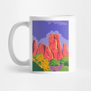 Canyonlands National Park in Moab Utah Utah United States WPA Poster Art Color Mug